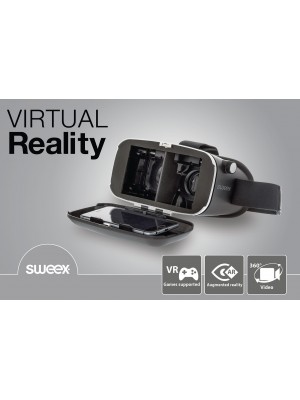 Sweex Virtual Reality-Bril Zwart/Zilver