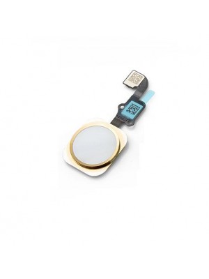 Home Button incl. Flex Cable - Gold, for model iPhone 6S Plus
