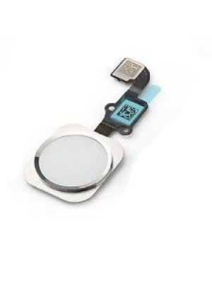 Home Button incl. Flex Cable - Silver, for model iPhone 6S Plus