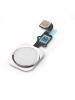 Home Button incl. Flex Cable - Silver, for model iPhone 6S Plus