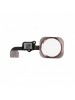 Home Button incl. Flex Cable - Rose Gold, for model iPhone 6S Plus