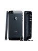 Rear Cover incl. small parts - Black, for model iPhone 5
