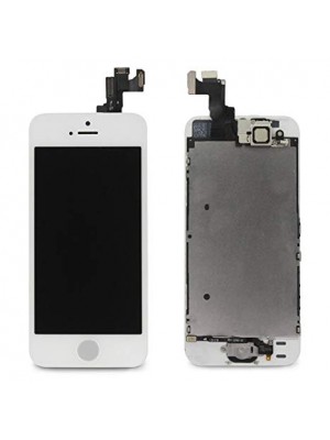 LCD Touchscreen Complete incl. small parts - Black, (Refurbished), for model iPhone 5