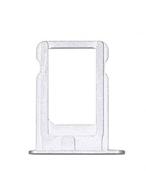 SIM Card Tray - Silver, for model iPhone 5S