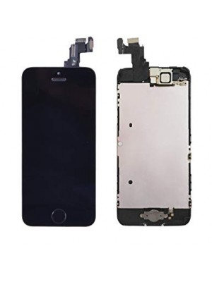 LCD Touchscreen Complete - Black, (Refurbished), for model iPhone 5C