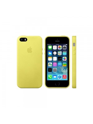 Rear Cover incl. small parts - Yellow, for model iPhone 5C