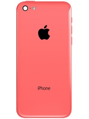 Rear Cover incl. small parts - Pink, for model iPhone 5C