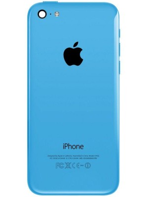 Rear Cover incl. small parts - Blue, for model iPhone 5C
