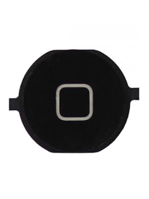 Home Knop zwart geschikt voor model iPhone 4